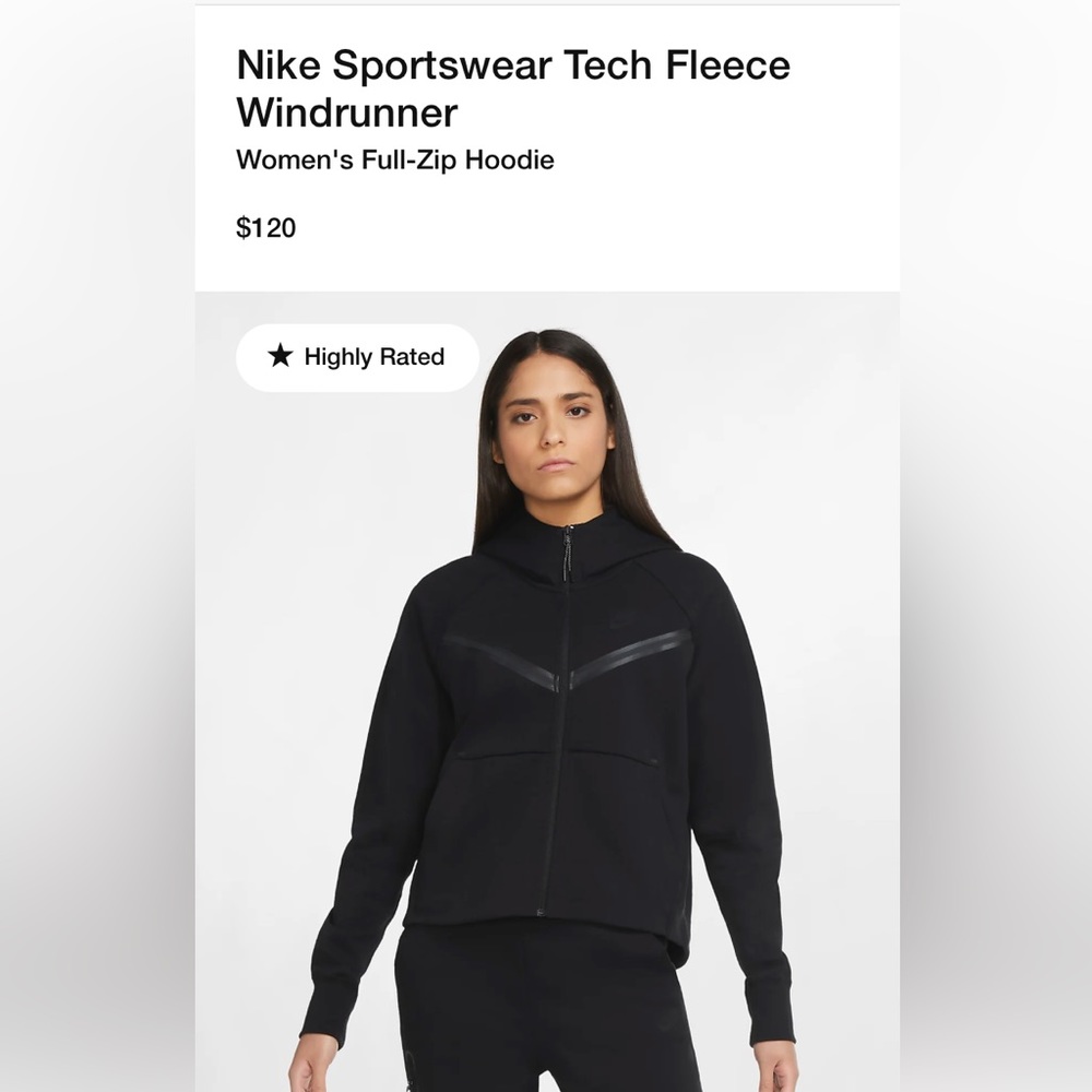 Nike Sportswear Tech Fleece Windrunner Full Zip Hoodie